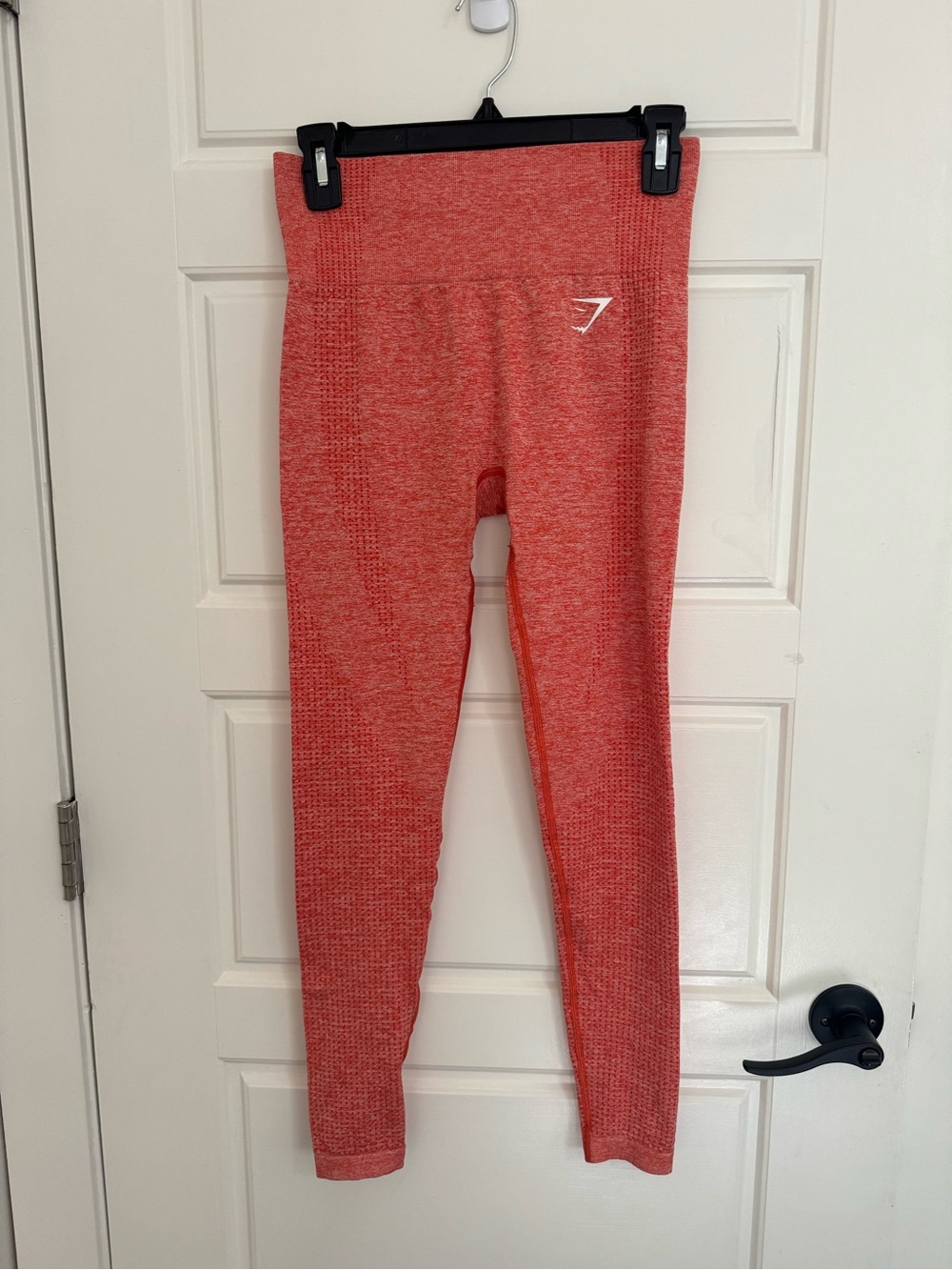Gymshark Kids Seamless High-Waist Leggings - Coral/Red